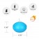 1 3/4 Inch Turquoise Floating Candles (288pcs/Case) Bulk
