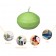 1 3/4 Inch Sage Green Floating Candles (24pc/Box)