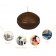1 3/4 Inch Brown Floating Candles (144pcs/Case) Bulk