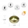 1 3/4 Inch Metallic Gold Floating Candles (144pcs/Case) Bulk