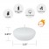 2 1/4 Inch White Floating Candles (96pcs/Case) Bulk