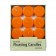 2 1/4 Inch Orange Floating Candles (24pc/Box)
