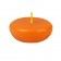 2 1/4 Inch Orange Floating Candles (24pc/Box)