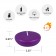 2 1/4 Inch Purple  Floating Candles (96pcs/Case) Bulk