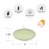 3 Inch Ivory Floating Candles (12pc/Box)