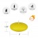 3 Inch Yellow Floating Candles (72pcs/Case) Bulk
