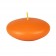 3 Inch Orange Floating Candles (12pc/Box)