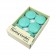 3 Inch Aqua Floating Candles (12pc/Box)