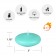 3 Inch Aqua Floating Candles (12pc/Box)