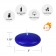 3 Inch Blue Floating Candles (12pc/Box)