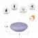 3 Inch Lavender Floating Candles (144pcs/Case) Bulk