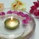 3 Inch Metallic Gold Floating Candles (72pcs/Case) Bulk