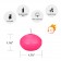 1 3/4 Inch Hot Pink Floating Candles (144pcs/Case) Bulk