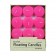 2 1/4 Inch Hot Pink Floating Candles (24pc/Box)