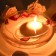 3 Inch Pearl White Floating Candles (12pc/Box)