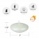 3 Inch Pearl White Floating Candles (12pc/Box)