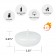 2 1/4 Inch Pearl White Floating Candles (24pc/Box)