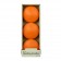 4 Inch Orange Floating Candles (3pc/Box)