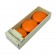 4 Inch Orange Floating Candles (3pc/Box)