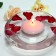 4 Inch Light Rose Floating Candles (3pc/Box)