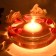 4 Inch Light Rose Floating Candles (24pcs/Case) Bulk
