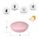 4 Inch Light Rose Floating Candles (3pc/Box)