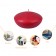4 Inch Red Floating Candles (24pcs/Case) Bulk