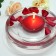 4 Inch Red Floating Candles (24pcs/Case) Bulk
