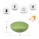 4 Inch Sage Green Floating Candles (3pc/Box)