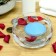 4 Inch Turquoise Floating Candles (24pcs/Case) Bulk
