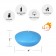 4 Inch Turquoise Floating Candles (24pcs/Case) Bulk