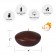 4 Inch Brown Floating Candles (3pc/Box)