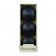 4 Inch Black Floating Candles (3pc/Box)