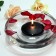 4 Inch Black Floating Candles (3pc/Box)