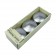 4 Inch Metallic Silver Floating Candles (3pc/Box)