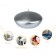 4 Inch Metallic Silver Floating Candles (3pc/Box)