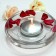 4 Inch Metallic Silver Floating Candles (3pc/Box)