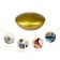 4 Inch Metallic Bronze Gold Floating Candles (24pcs/Case) Bulk