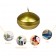 1 3/4 Inch Metallic Bronze Gold Floating Candles (288pcs/Case) Bulk