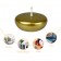 2 1/4 Inch Metallic Bronze Gold Floating Candles (96pcs/Case) Bulk
