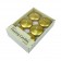 3 Inch Metallic Bronze Gold Floating Candles (12pc/Box)