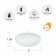 3 Inch White Floating Candles (6pc/Box)