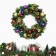 30 inch Christmas Wreath with Ornaments