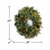 24 inch Christmas Wreath with Pine Needles and Lights