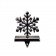 Silver Stocking Holder-Snowflak