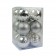 Silver 12Pc  2.75 Inch Christmas Ornament