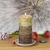 3 x 6 Inch Tritone Brown Scented Pillar Candle