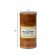 3 x 6 Inch Tritone Orange/Rust Scented Pillar Candle