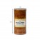 3 x 6 Inch Tritone Orange/Rust Scented Pillar Candle