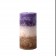 3 x 6 Inch Purple Sand Scented Pillar Candle(12pcs/Case)